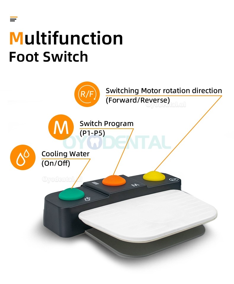 Pluspower®Ai Touch-implantaatchirurgiesysteem Borstelloze motor met 20:1 hoekstuk